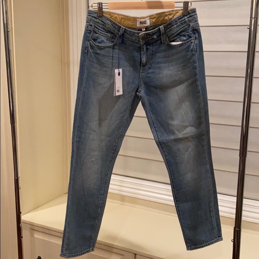 PAIGE KYLIE CROP Mid Rise Skinny Crop